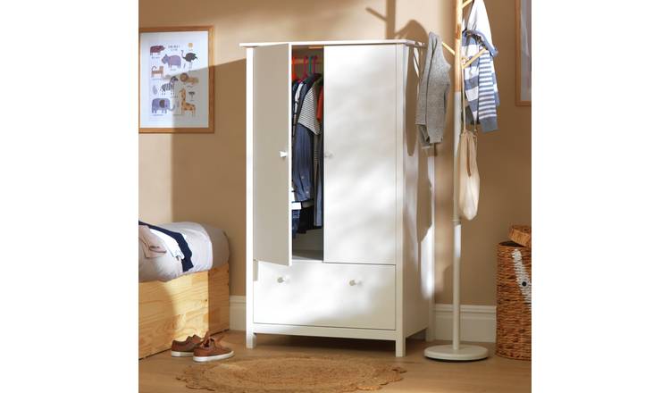 Buy Argos Home Kids Scandinavia 2 Door 1 Drawer Wardrobe White Kids wardrobes Argos