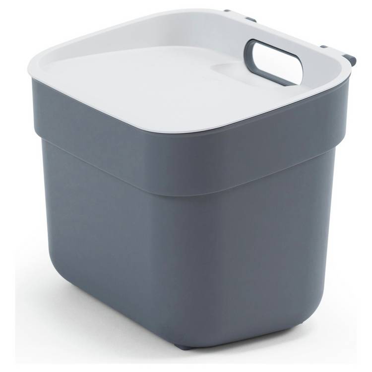Curver Ready to collect 5L Recycling Bin - Grey 0
