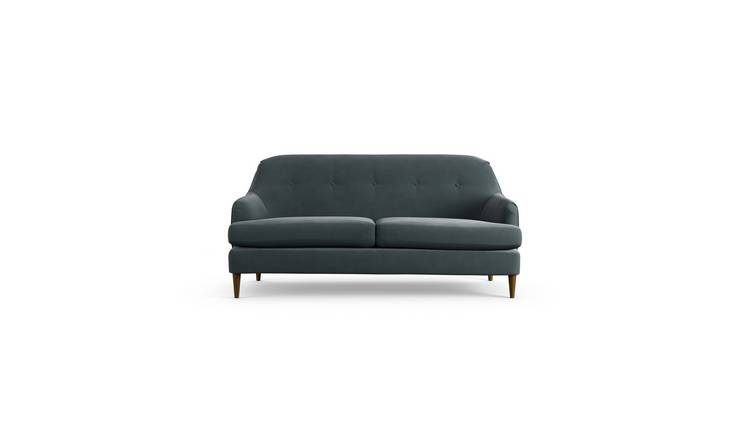 Habitat Frome Fabric 2 Seater Sofa - Charcoal - Dark Leg