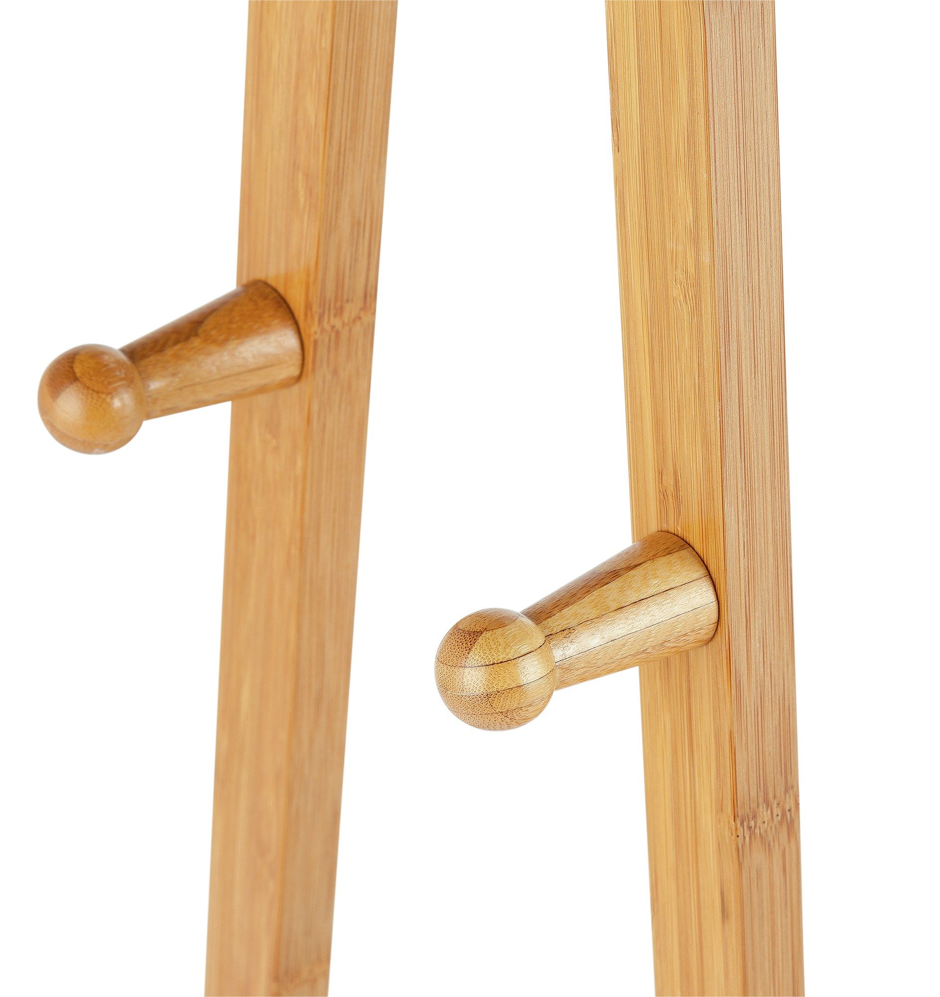 argos home belvoir bamboo half size clothes rail