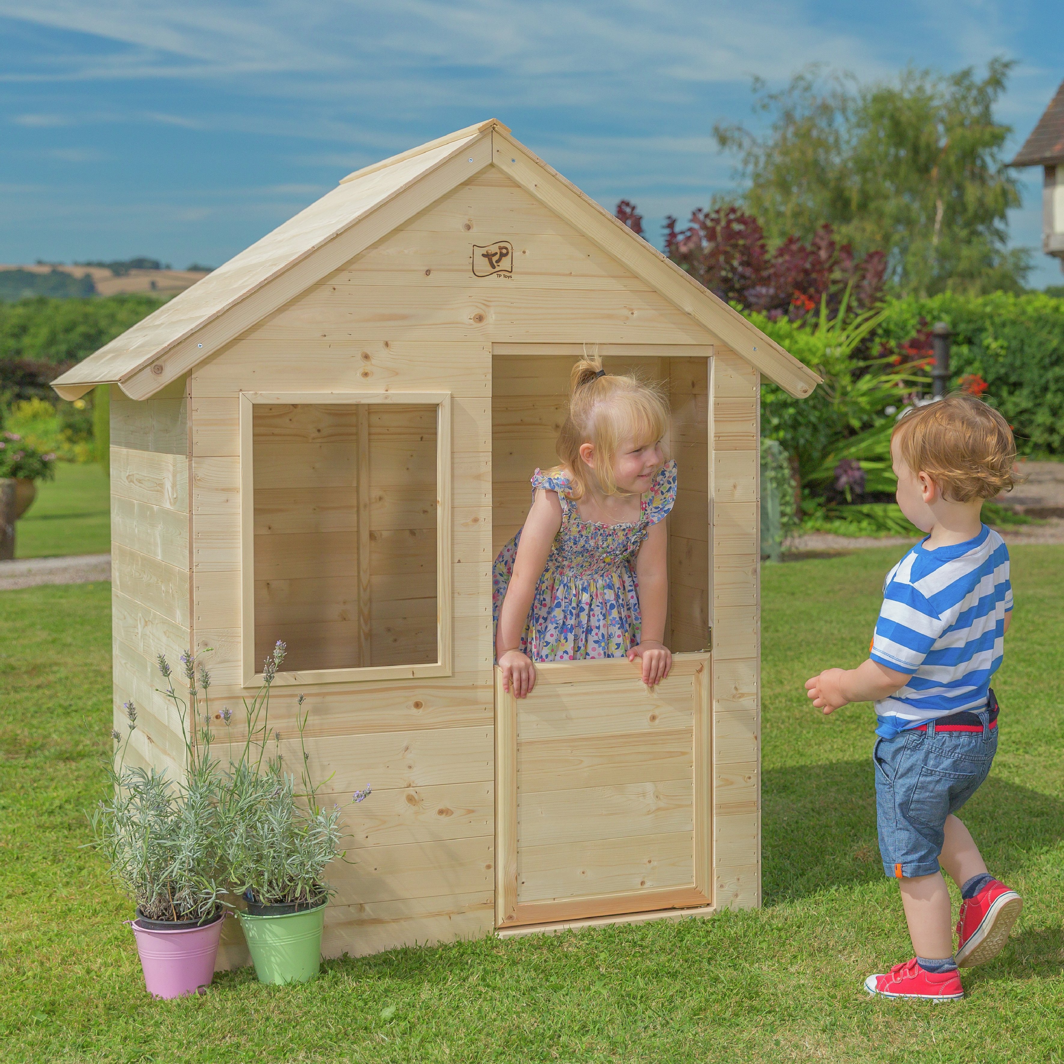 argos tp wooden playhouse