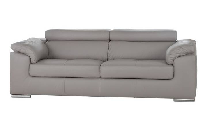 Argos leather sofa deals sale