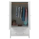 Boston 2 door 2 drawer wardrobe