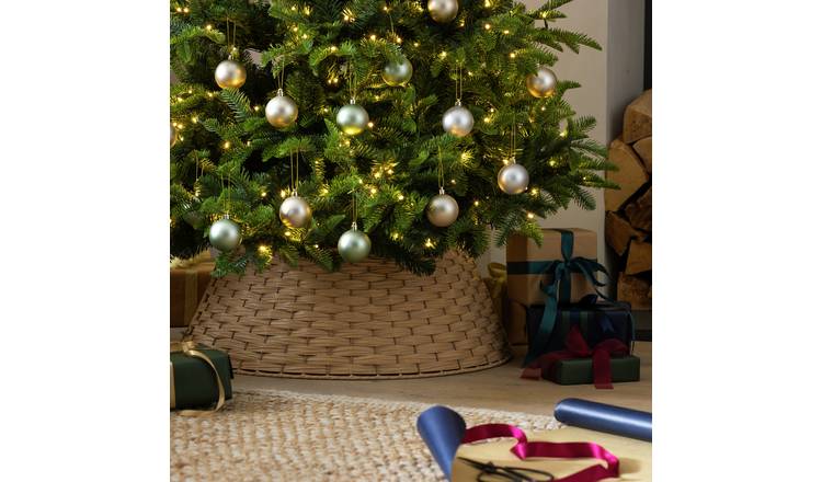 Habitat Woven Collapsible Tree Skirt - 68cm