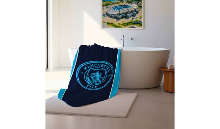 Manchester City Beach Towel - Blue - 150x75cm