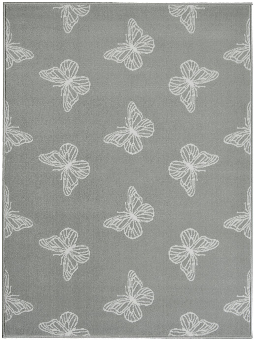 Homemaker Adorn Flutter Rug - 80x150cm - Grey