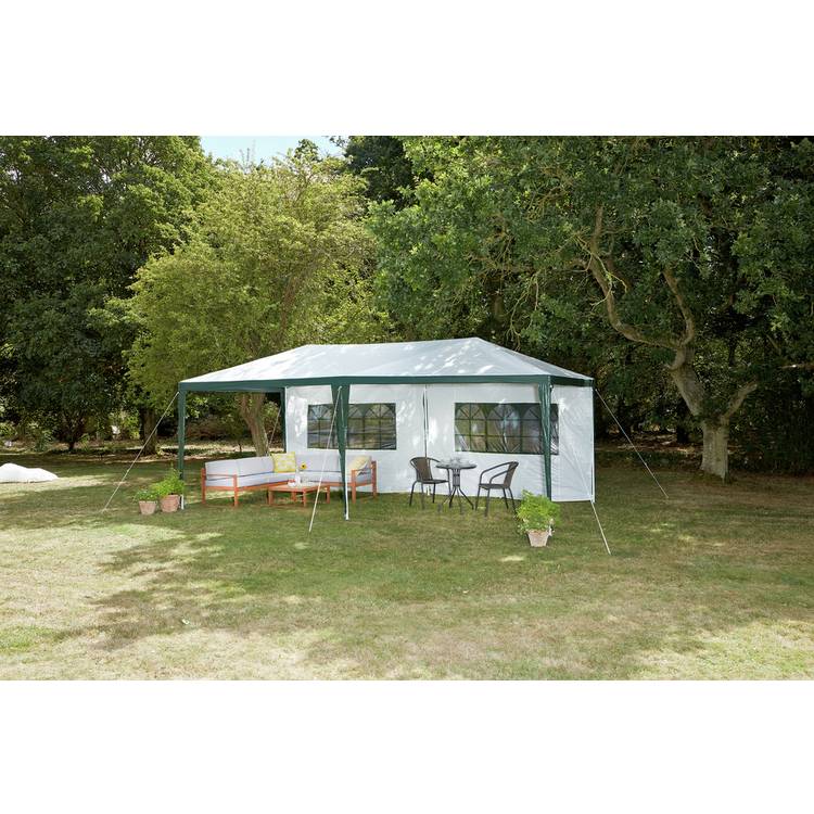 Argos Home 3m x 6m Gazebo with Side Panels 0