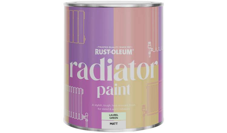 Rust-Oleum Radiator Matt Paint 750ml - Laurel Green