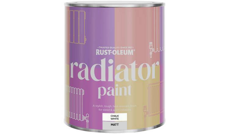 Rust-Oleum Radiator Matt Paint 750ml - Chalk White