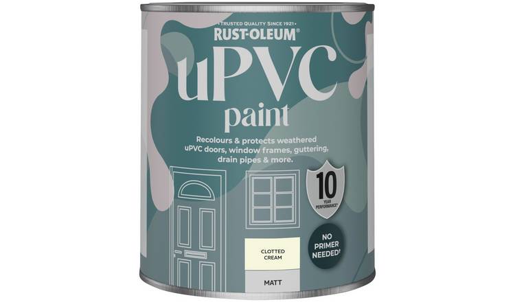 Rust-Oleum  uPVC Matt Paint 750ml - Clotted Cream