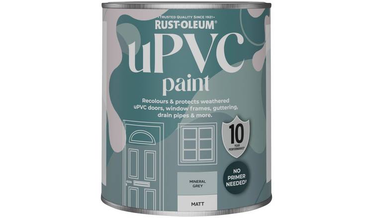 Rust-Oleum uPVC Matt Paint 750ml - Mineral Grey