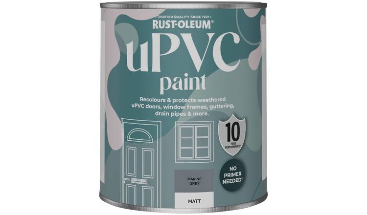 Rust-Oleum uPVC Matt Paint 750ml - Marine Grey