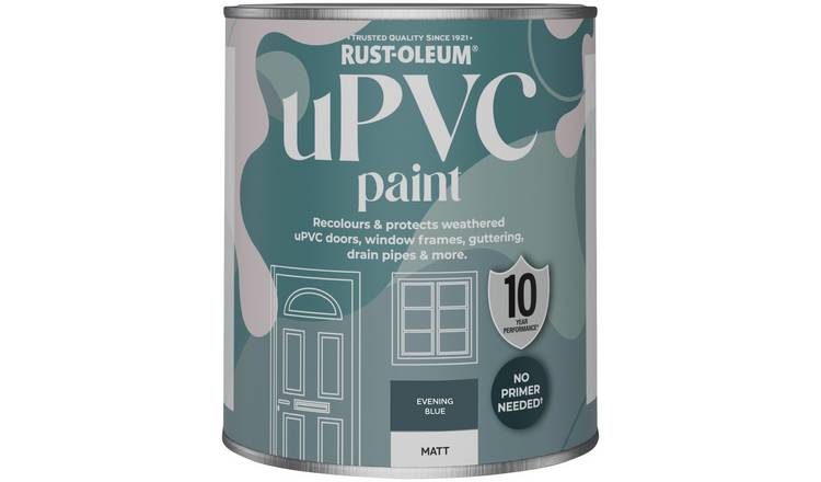 Rust-Oleum uPVC Matt Paint 750ml - Evening Blue