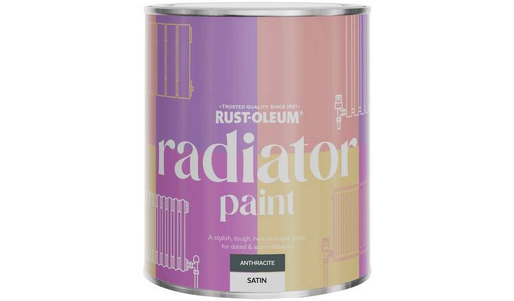 Rust-Oleum Radiator Satin Paint 750ml - Anthracite