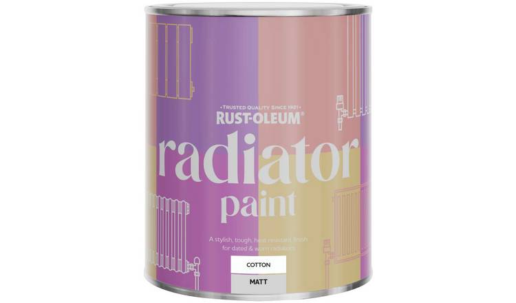 Rust-Oleum Radiator Matt Paint 750ml - Cotton