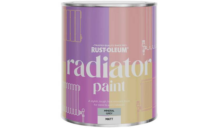 Rust-Oleum Radiator Matt Paint 750ml - Mineral Grey