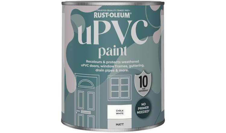 Rust-Oleum uPVC Matt Paint 750ml  - Chalk White