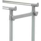 Buy Argos Home Double Adjustable Clothes Rail Silver Clothes