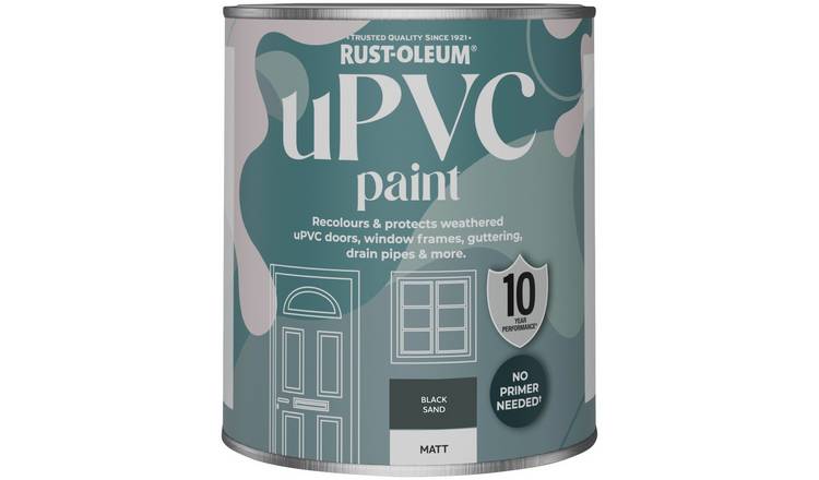 Rust-Oleum uPVC Matt Paint 750ml - Black Sand