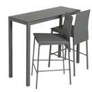 Argos lido table on sale and chairs grey