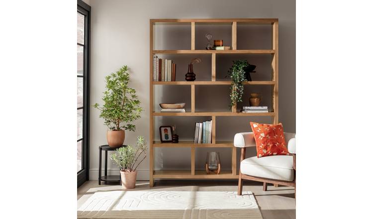 Habitat Hopkins Tall Bookcase - Oak