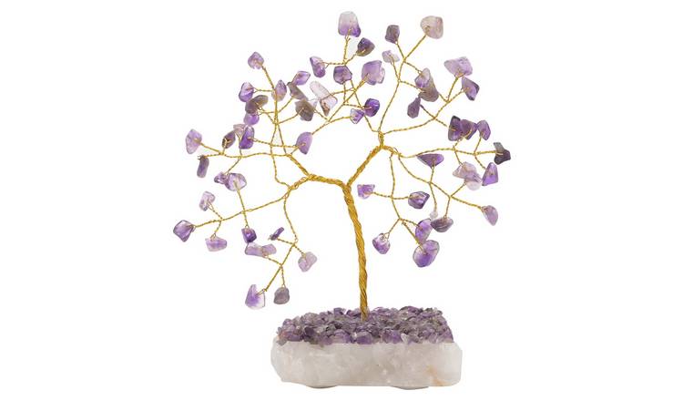 Buy Serenity Amethyst Gemstone Tree | Ornaments | Argos