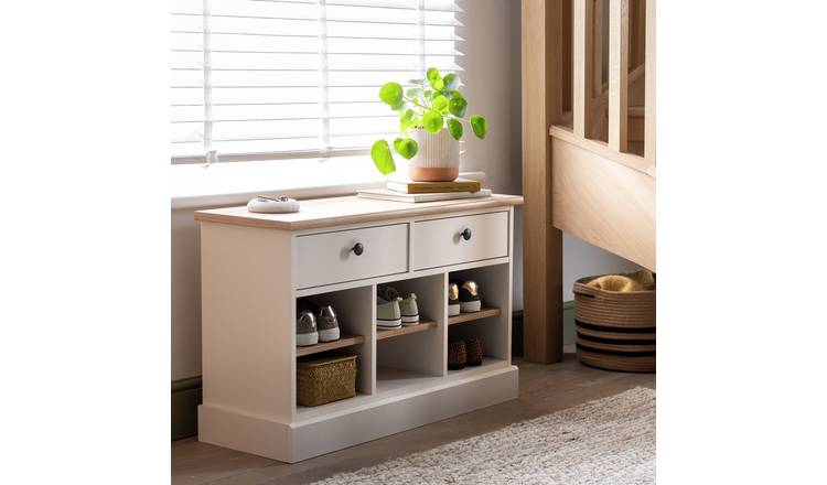 Buy Argos Home Winchester Shoe Storage Bench Cream Shoe storage Argos