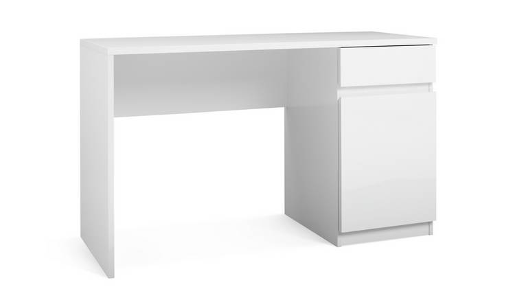 Habitat Jenson 1 Drawer Office Desk - White