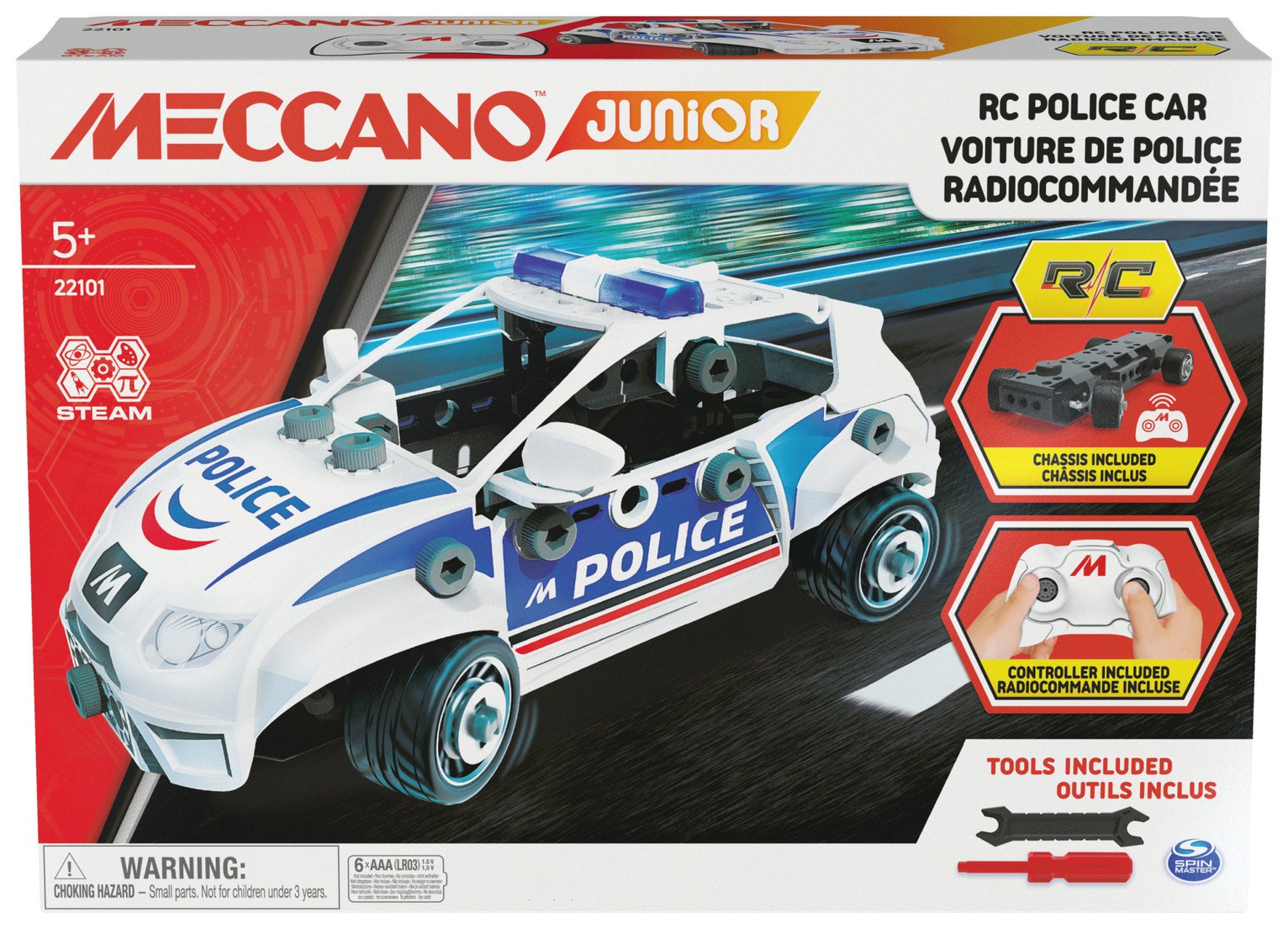 Meccano Junior Remote Control Police Car review