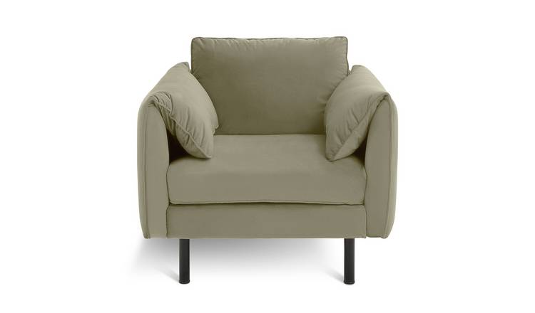 Habitat snuggle deals velvet armchair