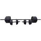 Opti vinyl barbell set 50kg sale