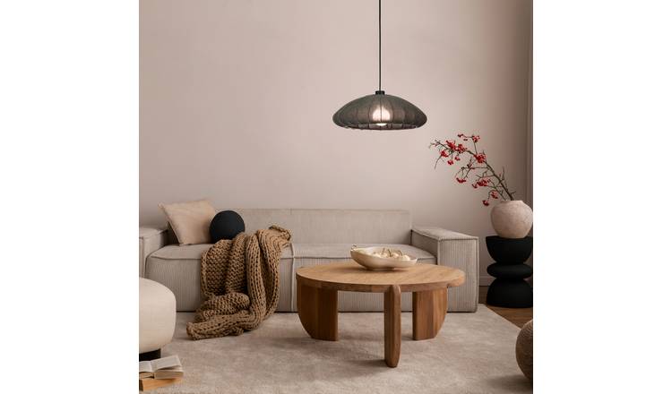 EGLO Barlaston Steel Pendant Light - Grey