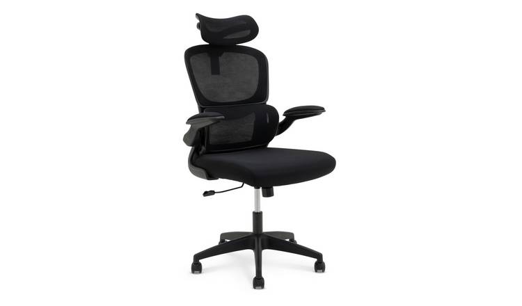 Habitat Oxley Mesh Office Chair - Black