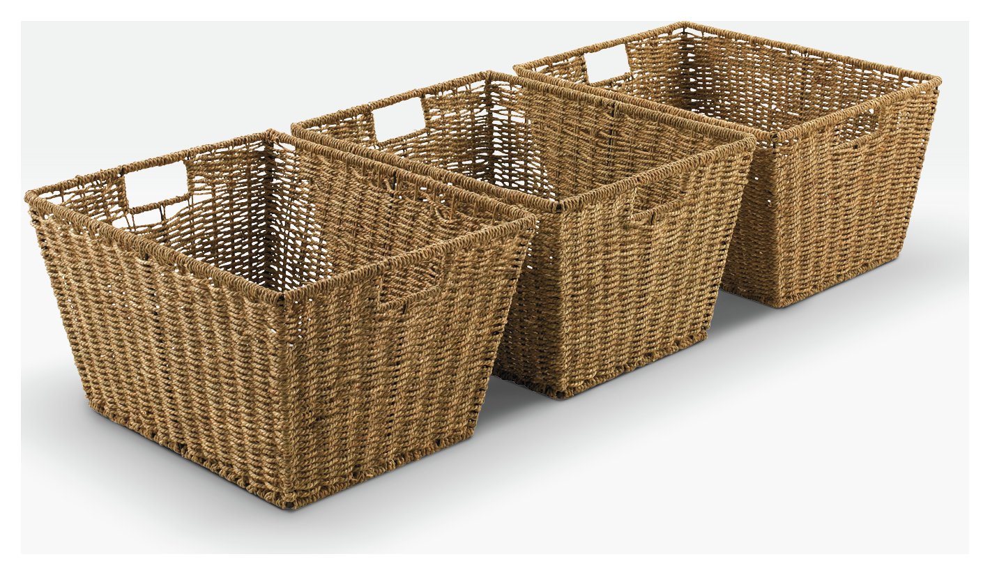 Argos Home Set of 3 Large Seagrass Storage Baskets Review