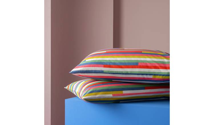 Habitat 60 Klee Cotton Pillowcase 2pk by Margo Selby - Multi