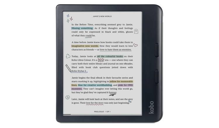 Kobo Libra Colour 32GB Wi-Fi E-Reader - Black