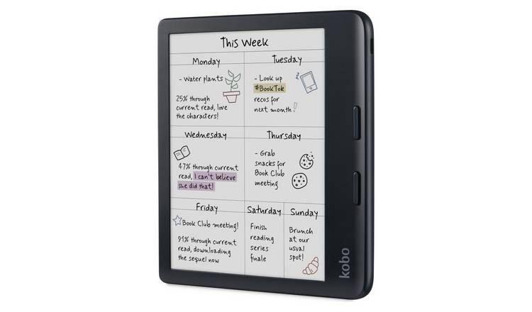 Buy Kobo Libra Colour 32GB Wi-Fi E-Reader - Black | Kindle and e