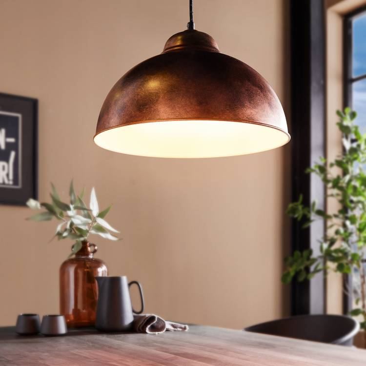 EGLO Truro Steel Pendant Light - Antique Brass 0