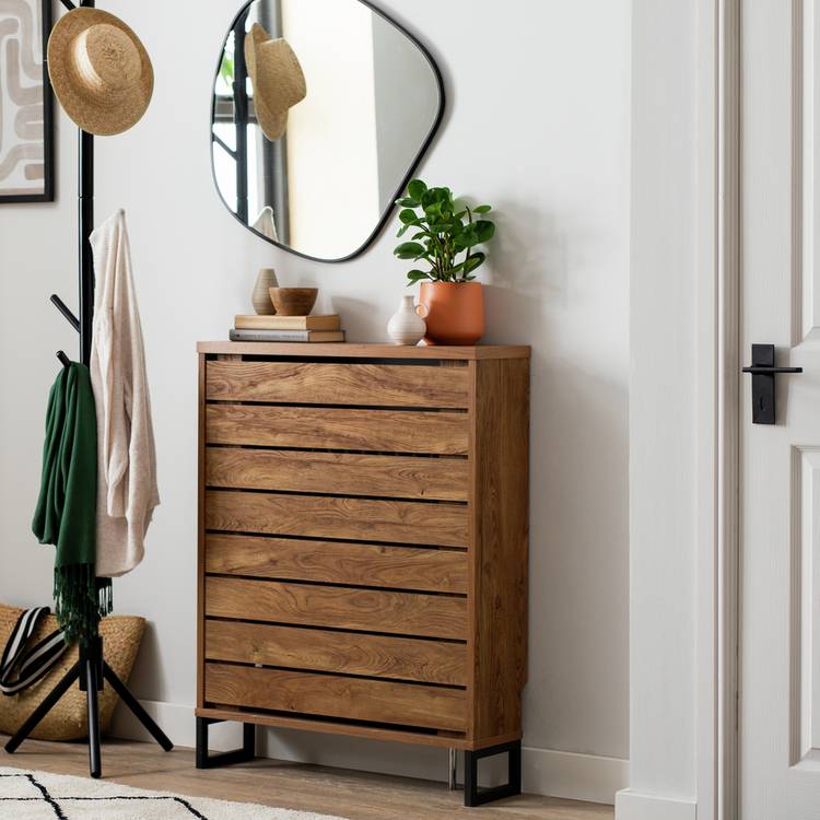 Habitat Nomad Mini Radiator Cover - Oak 0