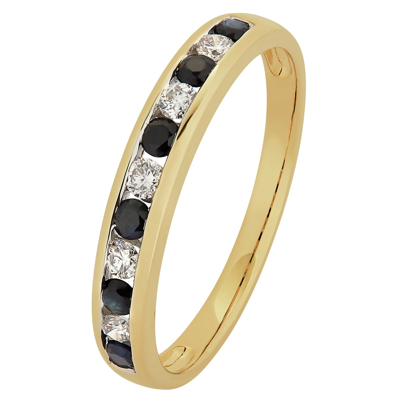 Revere 9ct Gold 15pt tw Diamond Channel Set Eternity Ring -P Review