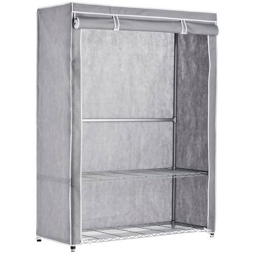 Buy Argos Home Double Heavy Duty Covered Rail Grey White