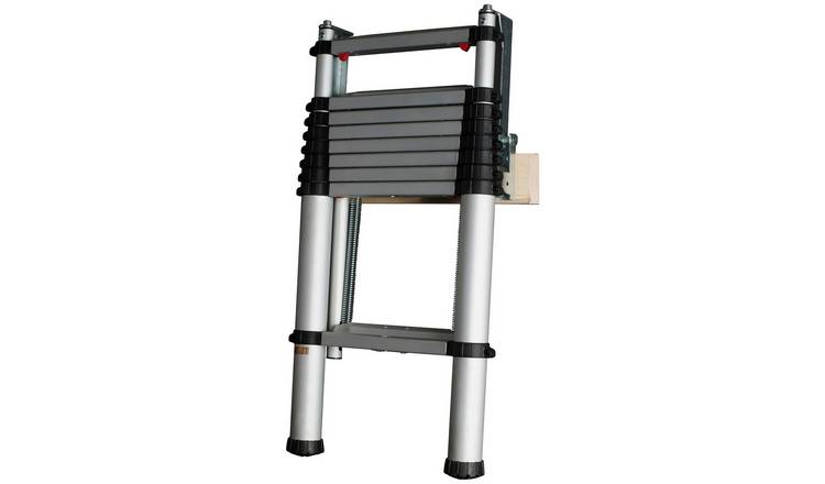 Buy Werner 2.6m Telescopic Aluminium Loft Ladder Ladders and step stools Argos