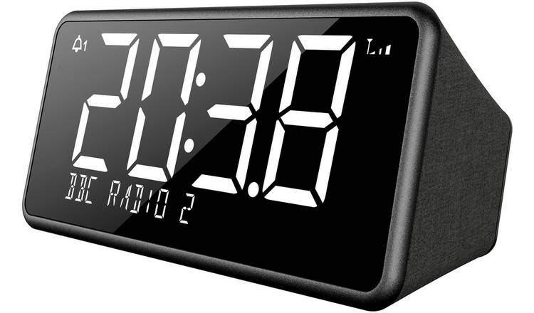 Bush Oxford DAB+/FM Clock Radio - Black