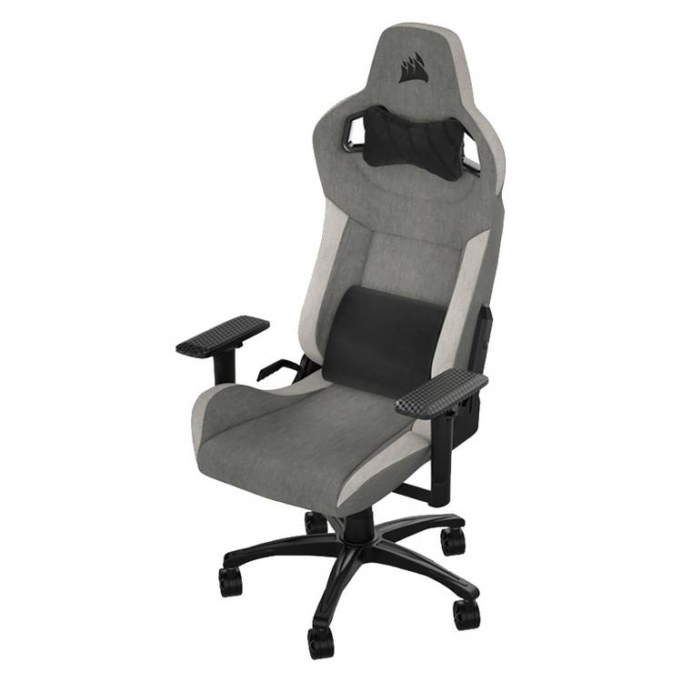 Corsair T3 Rush Gaming Chair - Grey & White 0