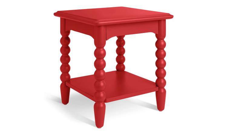  Habitat Blaire Bedside Table - Red