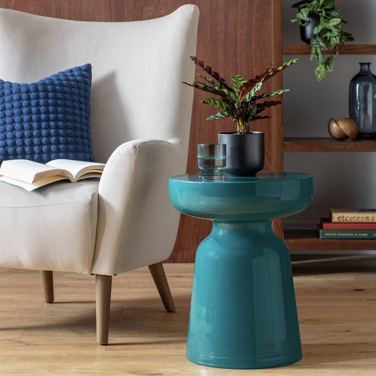 Habitat Cohen Side Table - Teal 0