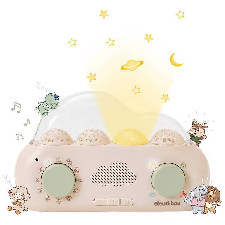 Cloud B CloudBox Story Telling Night Light Projector Soother 0