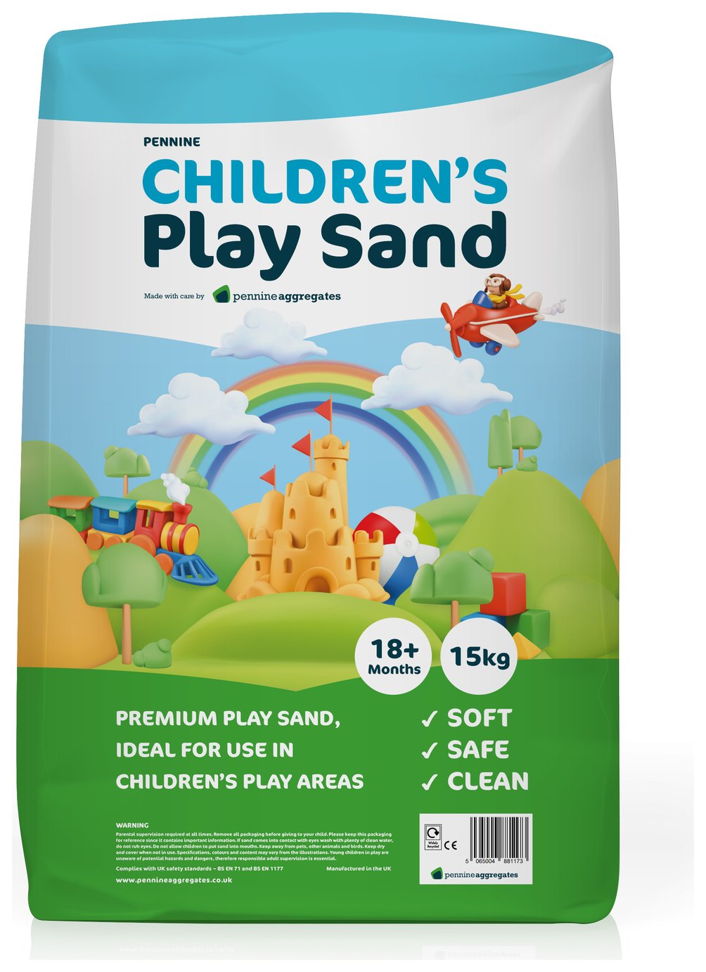 Pennine Children's Play Sand -15Kg