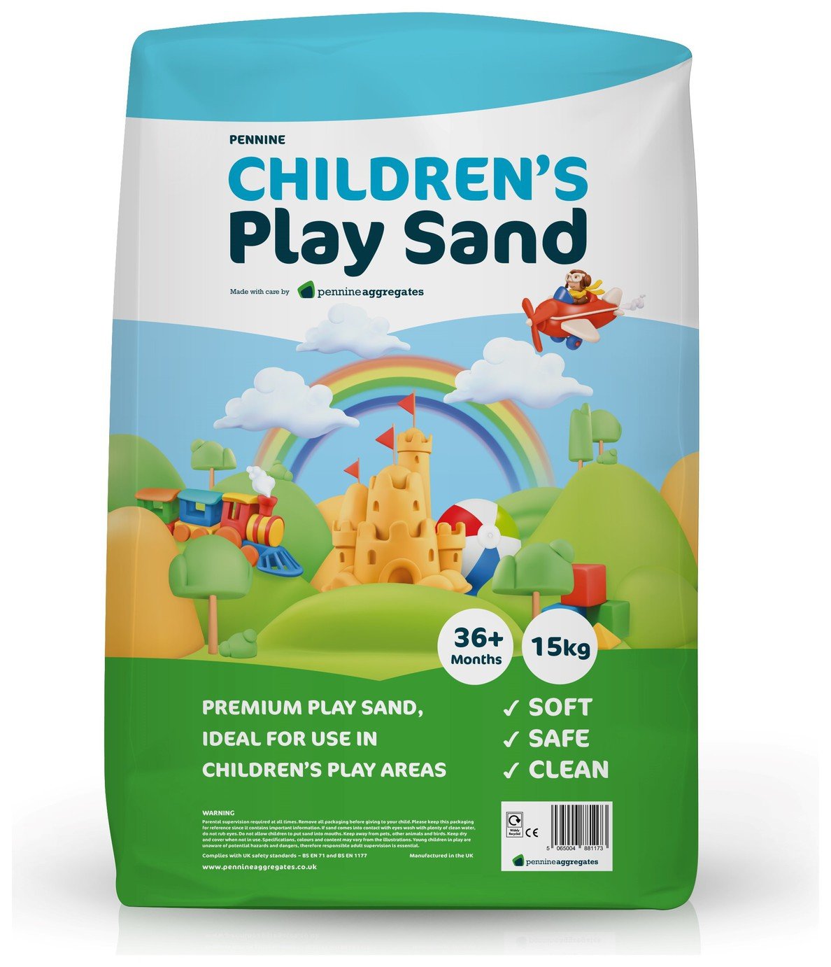 Pennine Children's Play Sand -15Kg