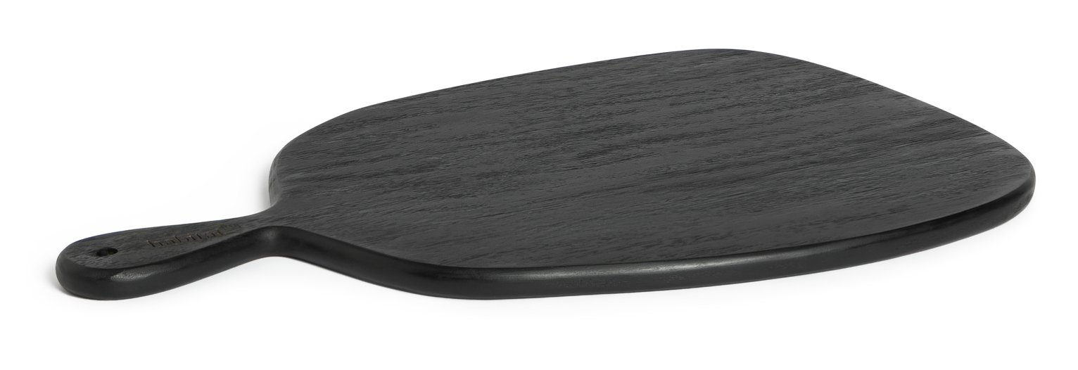 Habitat Wooden Serving Board - Black